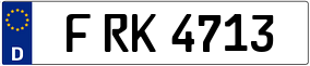 Truck License Plate